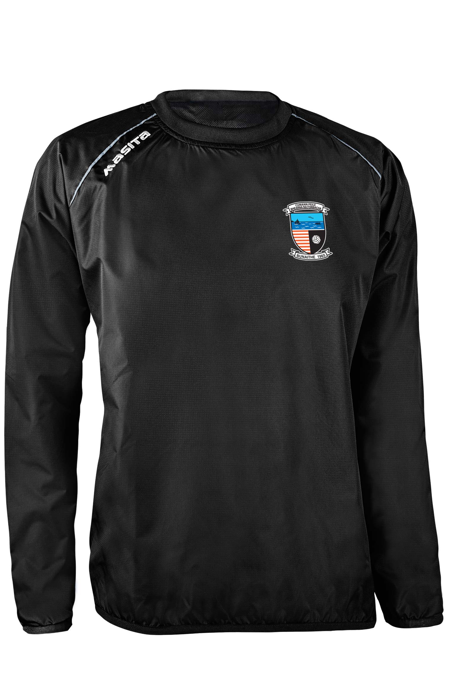 Bearna GAA Black Tara Style Rainsweater Kids