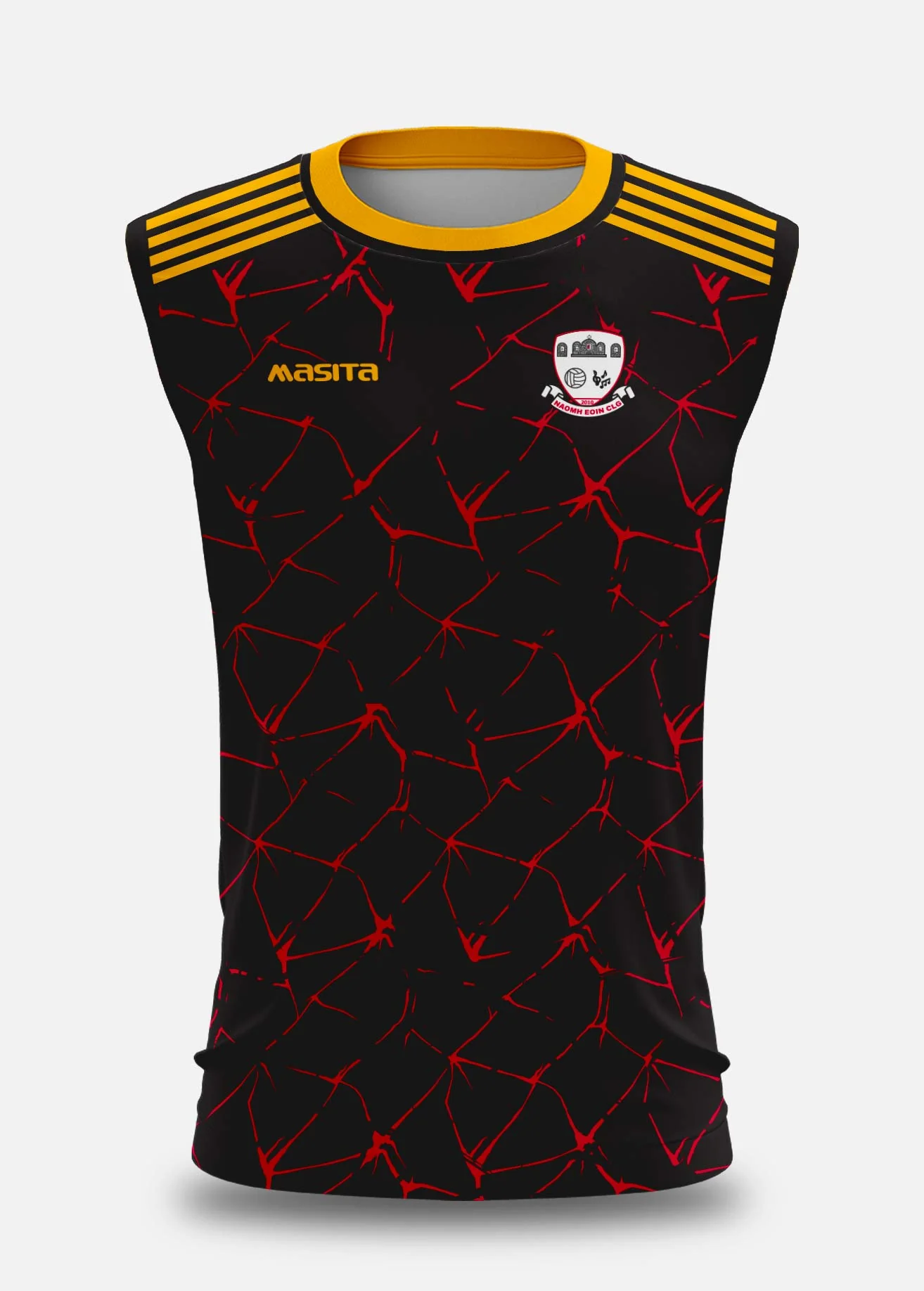 St Johns GAA Sleeveless Jersey Regular Fit Kids & Adults