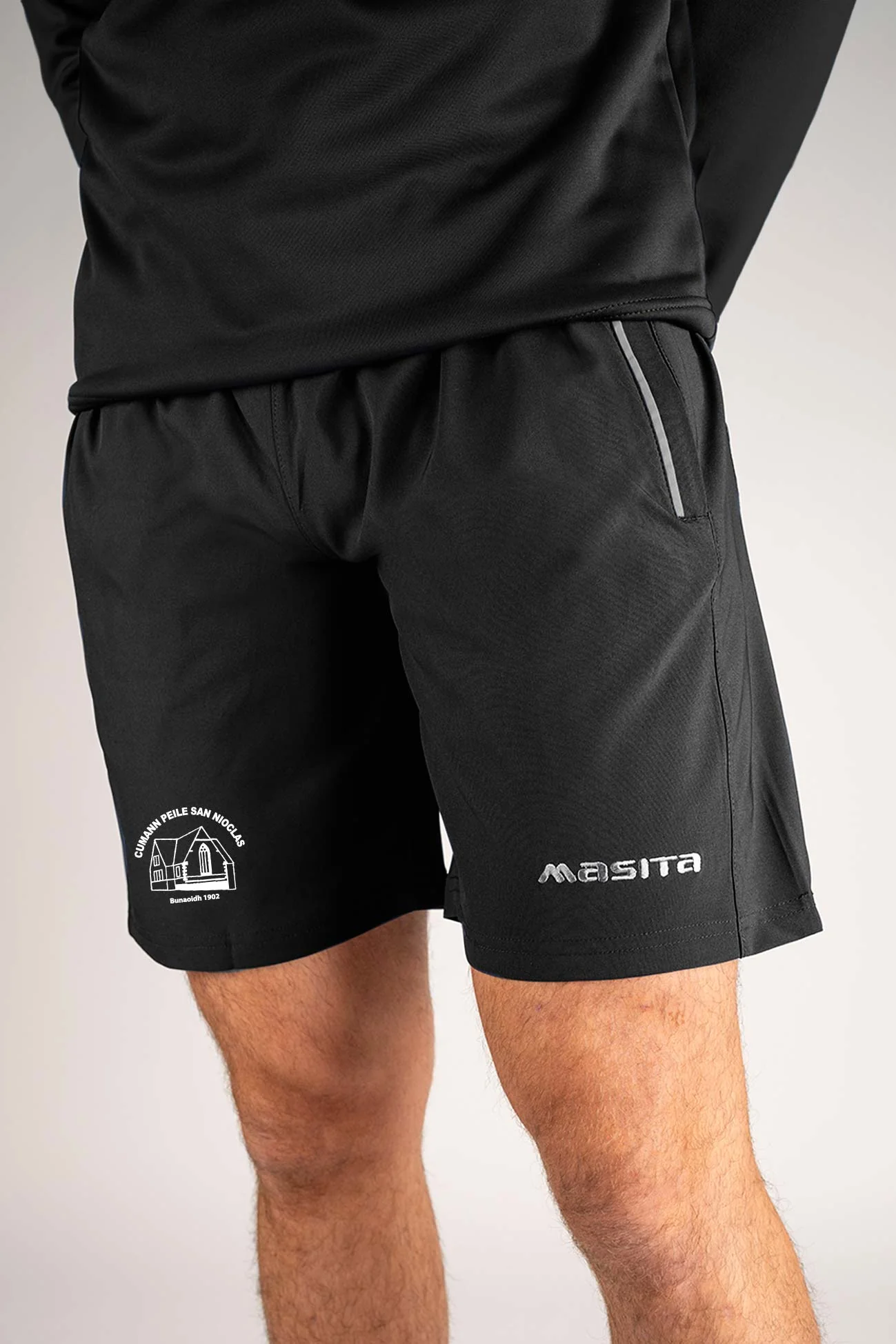 St Nicks Black Leisure Short Adult