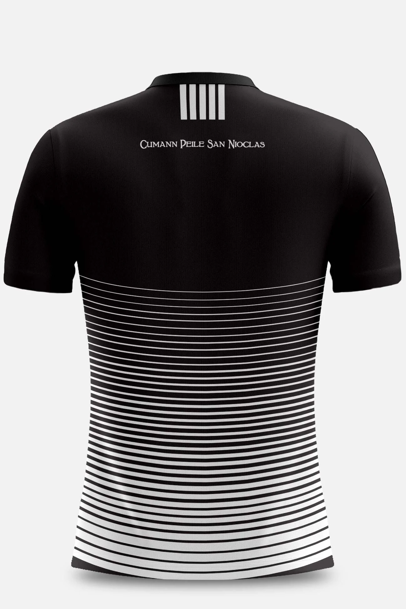 St Nicks GAA  Black Training Jersey Player Fit - Image 2