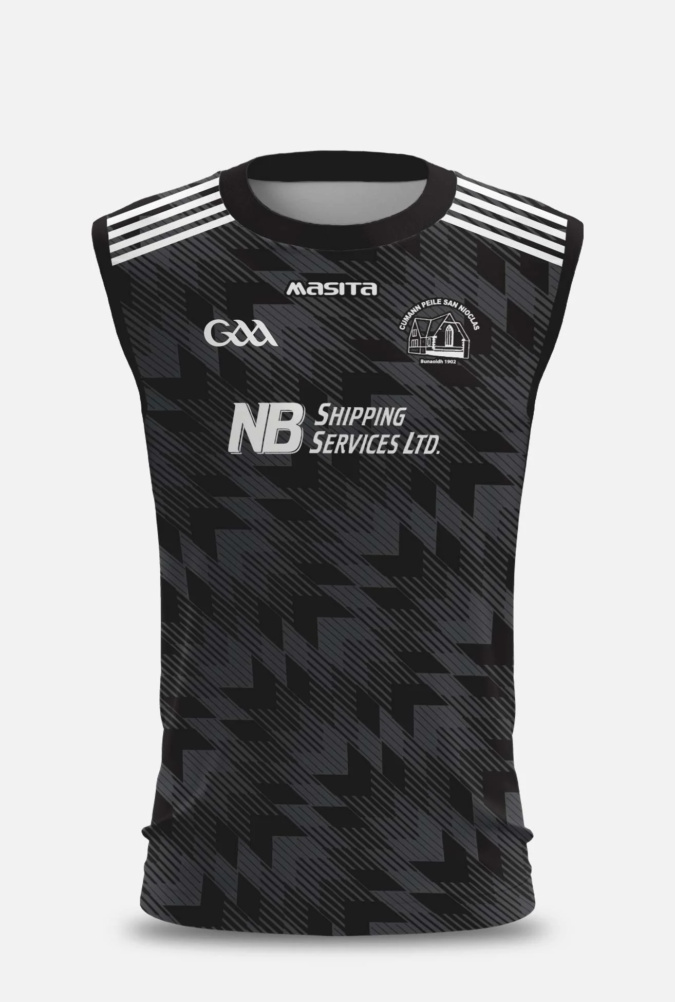 St Nicks GAA  Sleeveless Jersey Regular Fit Kids & Adults
