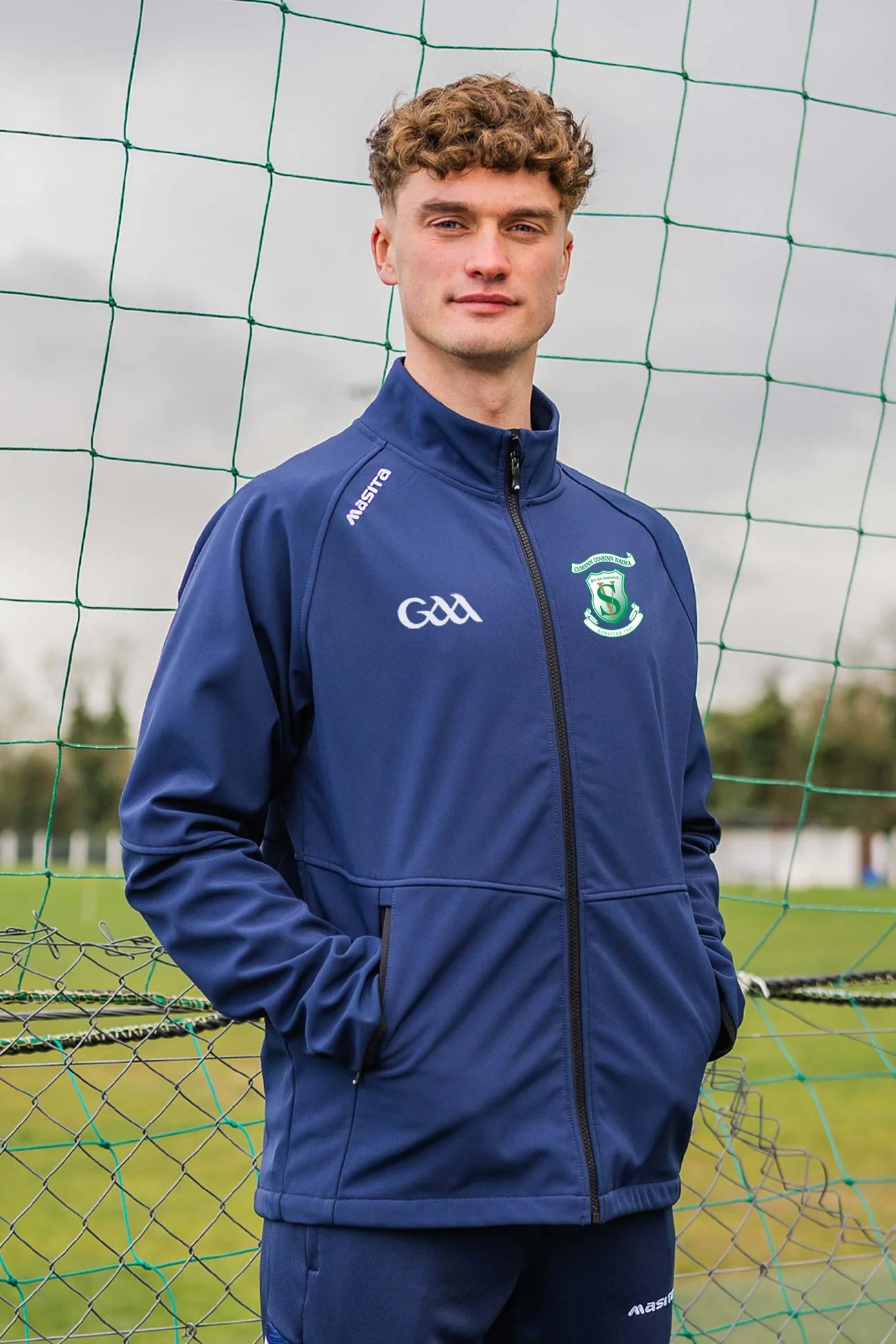 St Vincents GAA  Navy Softshell Jacket Kids & Adults