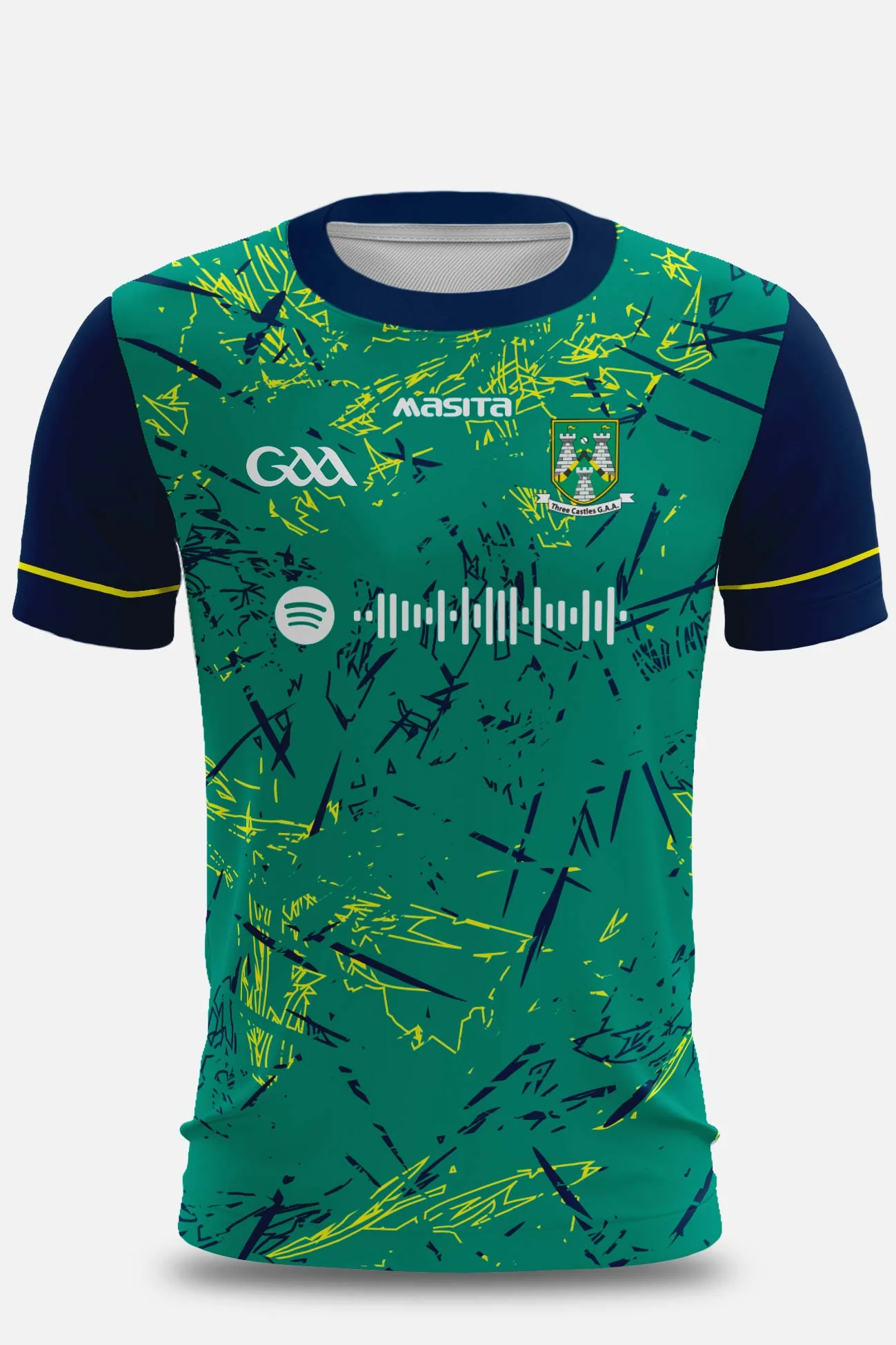 Threecastles GAA Navy Training Jersey Regular Fit Kids & Adults