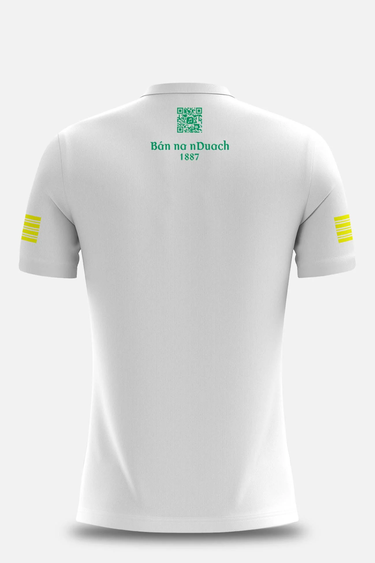 Threecastles GAA White Training Jersey Player Fit Adult - Image 2