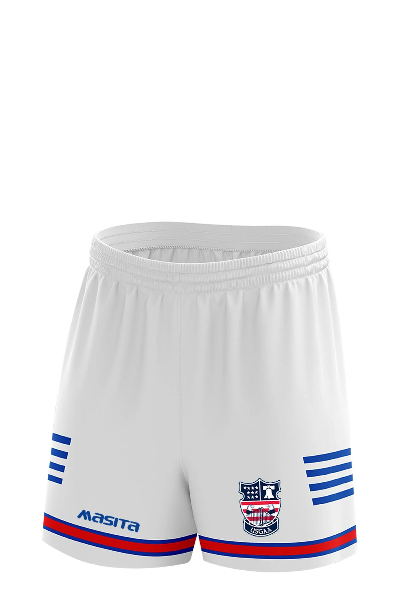 USGAA County White Match Shorts Adult