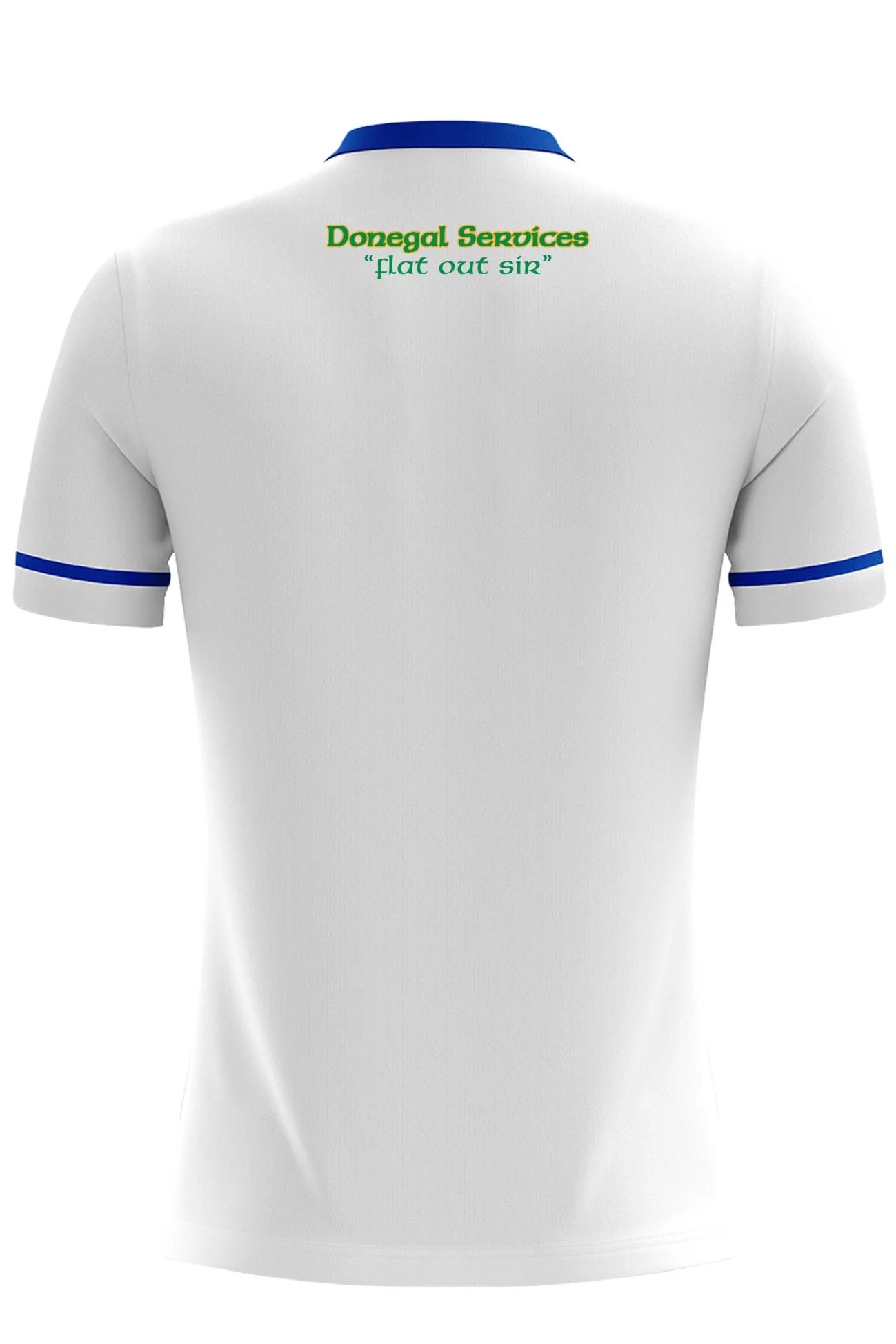 USGAA County White Polo Shirt Regular Fit Adult - Image 2