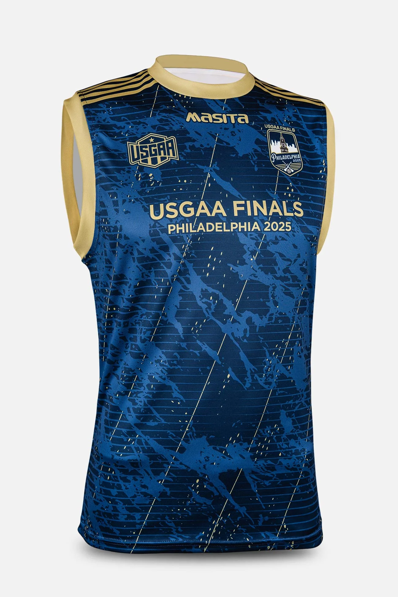 USGAA Philly Finals Navy Sleeveless Shirt Player Fit Adult