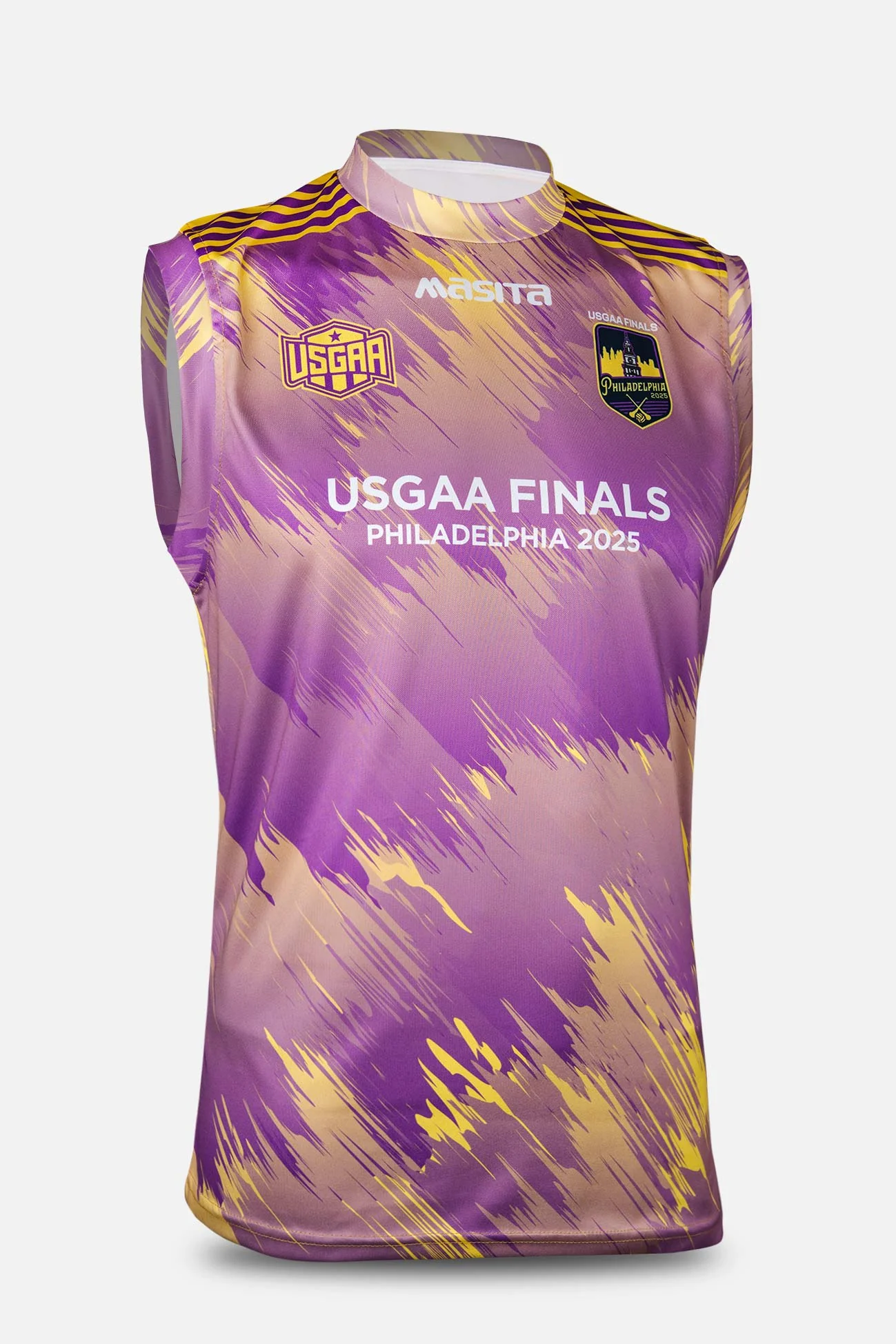 USGAA Philly Finals Purple Sleeveless Shirt Regular Fit Adult