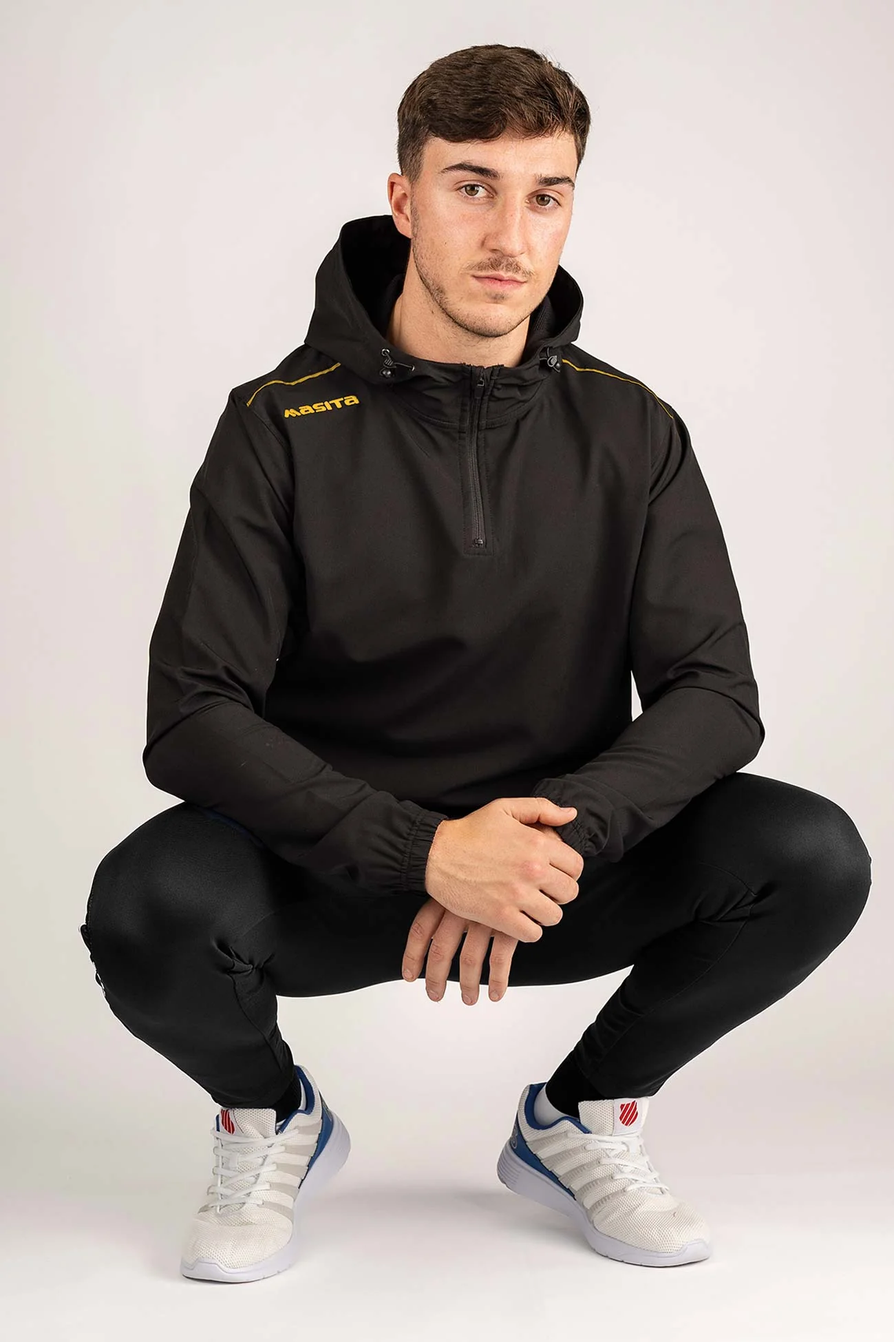 Vermont Style Black/Amber Pullover Hoodie Adults - Image 2