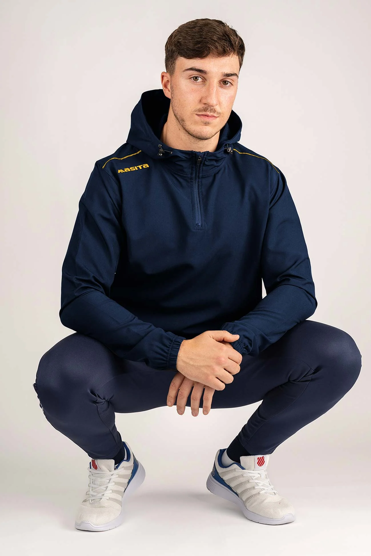 Vermont Style Navy/Amber Pullover Hoodie Adults - Image 2