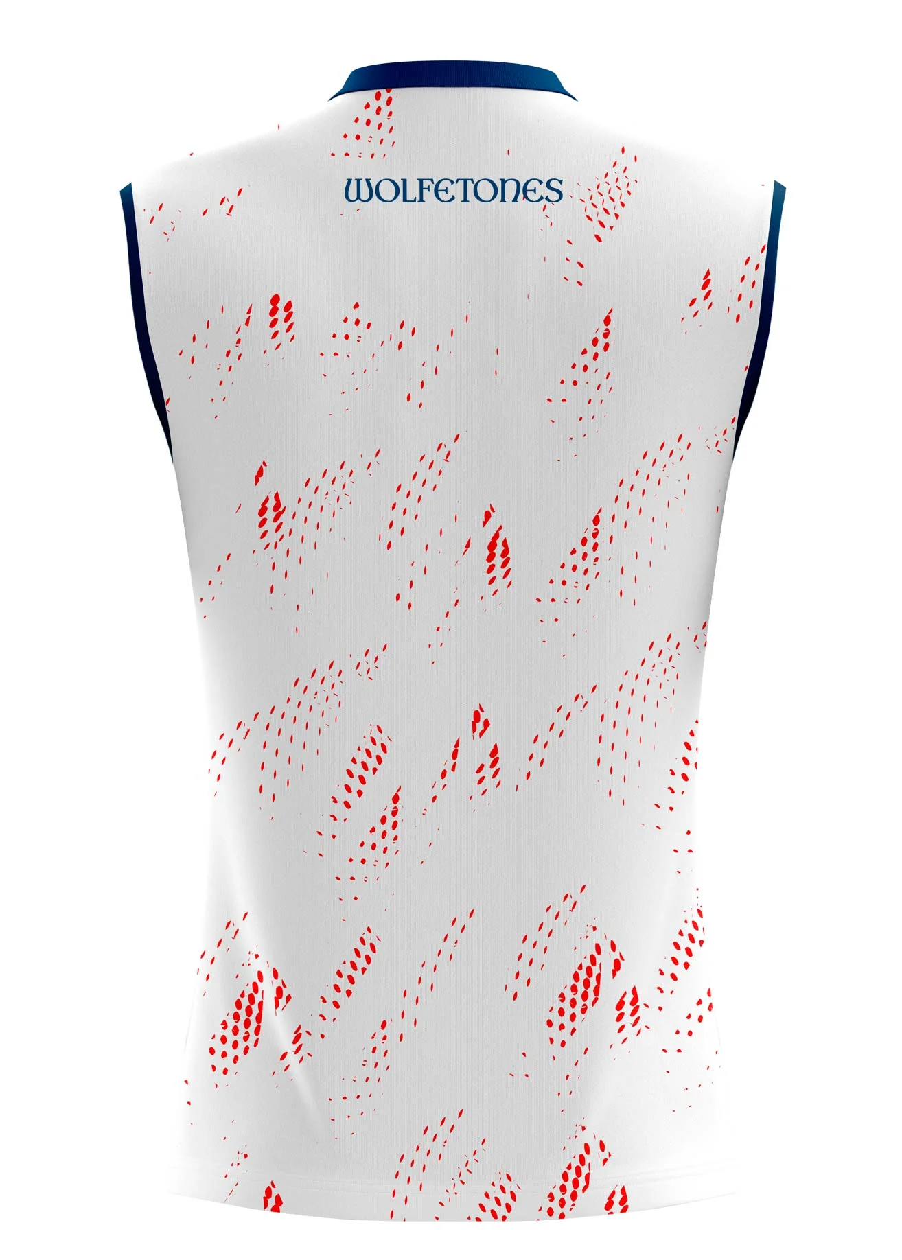 Wolfe Tones Hurling Longford Sleeveless Shirt Player Fit Adult - Image 2