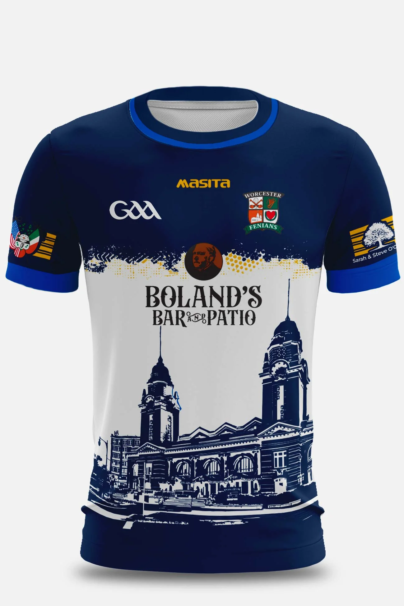Worcester Fenians Boland's Sponsor Goalkeeper Hurling Jersey Regular Fit
